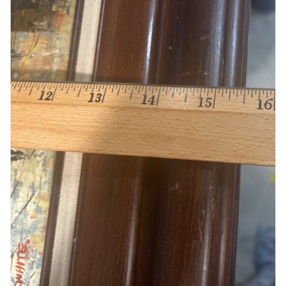 Oil Painting Paris Street Scene G. White Signed Original 18 X 16 Frame On Board - Picture 5 of 12